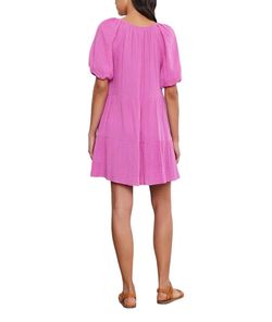 Style 1-1170179708-892 Velvet by Graham & Spencer Pink Size 8 Mini Sorority Pockets Cocktail Dress on Queenly