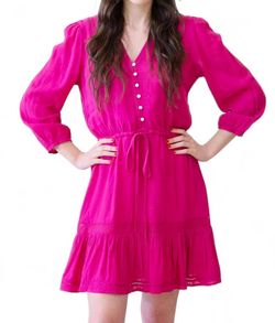 Style 1-3342410230-149 Rails Pink Size 12 Long Sleeve Mini A-line Cocktail Dress on Queenly