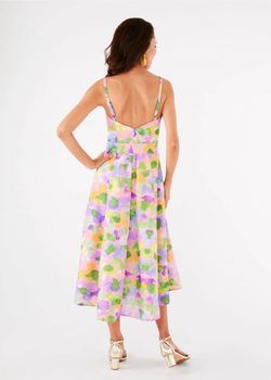 Style 1-4179368299-70 ABBEY GLASS Purple Size 0 Spaghetti Strap Floral High Neck Cocktail Dress on Queenly