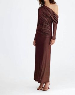 Style 1-3397164157-1901 SIGNIFICANT OTHER Brown Size 6 Polyester Cocktail Dress on Queenly