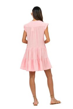 Style 1-2002713998-70 Oliphant Pink Size 0 Free Shipping Mini Cocktail Dress on Queenly