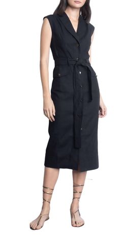 Style 1-2808586324-74 Karina Grimaldi Black Size 4 Free Shipping Belt Cocktail Dress on Queenly