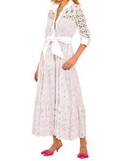 Style 1-3106965236-149 GRETCHEN SCOTT White Size 12 Free Shipping Long Sleeve Engagement Straight Dress on Queenly