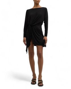 Style 1-4290681129-70 Ramy Brook Black Size 0 Mini Polyester 1-4290681129-70 Long Sleeve Cocktail Dress on Queenly