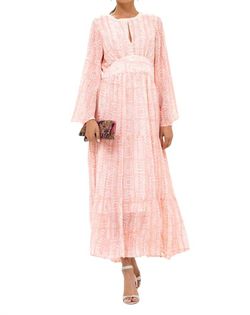 Style 1-2803097402-74 Oliphant Pink Size 4 Military Straight Dress on Queenly