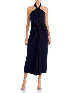 Style 1-70895186-649 cinq a sept Blue Size 2 1-70895186-649 Polyester Navy Spandex Cocktail Dress on Queenly