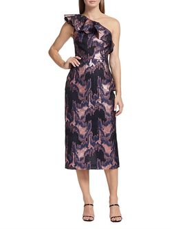 Style 1-3676975599-1498 Monique Lhuillier Blue Size 4 Black Tie Cocktail Dress on Queenly