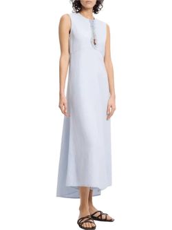 Style 1-1775435049-649 DOROTHEE SCHUMACHER Blue Size 2 Mini Pockets Polyester A-line Cocktail Dress on Queenly