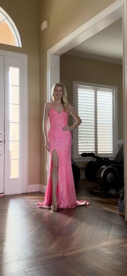 Alyce Paris Pink Size 00 Jewelled Pageant Sequin A-line Dress on Queenly