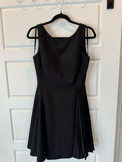 Style 42489 Jovani Black Size 4 Flare 50 Off Pageant Cocktail Dress on Queenly