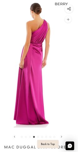 Mac Duggal Pink Size 6 Prom Pageant Side slit Dress on Queenly