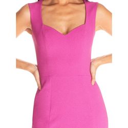 Style Monroe Dress the Population Pink Size 14 Spandex Floor Length Side slit Dress on Queenly