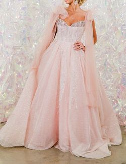 Portia and Scarlett Pink Size 2 Floor Length Pageant Ball gown on Queenly