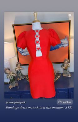 Red Size 12 Cocktail Dress on Queenly