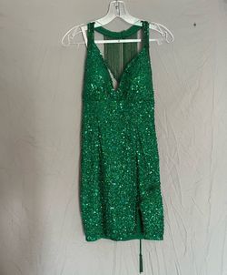 Rachel Allan Green Size 8 Prom Pageant Cocktail Dress on Queenly