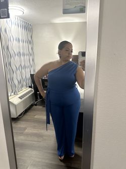 Blue Size 18 Jumpsuit Dress on Queenly