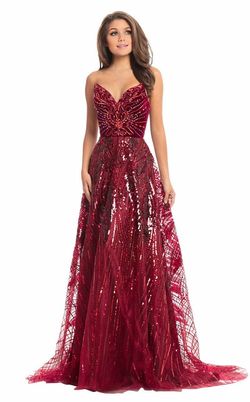 Johnathan Kayne Red Size 4 Ball Gown 50 Off Pageant A-line Dress on Queenly