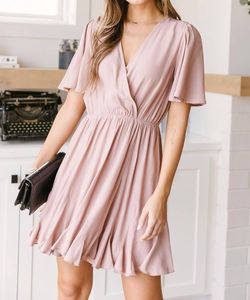 Style 1-2090682550-920 mittoshop Pink Size 24 Polyester Plus Size A-line Cocktail Dress on Queenly