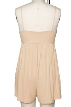 Style 1-3497605595-74 FINAL TOUCH Nude Size 4 1-3497605595-74 Jumpsuit Dress on Queenly