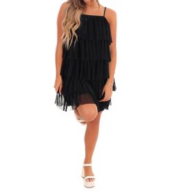 Style 1-3800068217-892 Listicle Black Size 8 Wednesday Cocktail Dress on Queenly