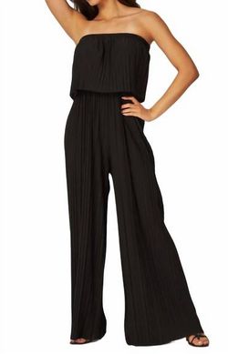 Style 1-2788309987-1691 BNS Black Size 16 Strapless Jumpsuit Dress on Queenly