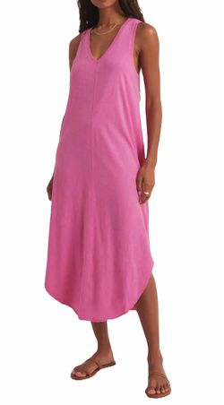 Style 1-2213574402-149 Z Supply Pink Size 12 Plus Size Cocktail Dress on Queenly