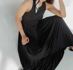 Style 1-3855917719-70 Savra Black Size 0 Tall Height Polyester Spandex Pockets Cocktail Dress on Queenly