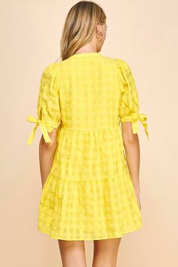 Style 1-545626443-74 PINCH Yellow Size 4 Prom 1-545626443-74 Mini Cocktail Dress on Queenly