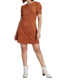Style 1-3814378950-74 Another Love Brown Size 4 Mini Free Shipping Cocktail Dress on Queenly