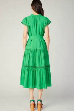 Style 1-4056970114-70 current air Green Size 0 Mini Polyester Emerald Belt Pockets Cocktail Dress on Queenly