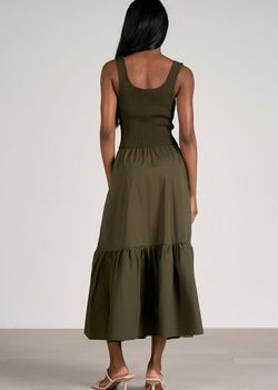Style 1-114924742-149 ELAN Green Size 12 Pockets Plus Size 1-114924742-149 Cocktail Dress on Queenly