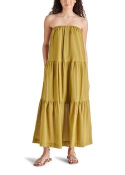 Style 1-2574256633-149 STEVE MADDEN Green Size 12 Plus Size Square Neck Straight Dress on Queenly