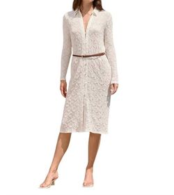 Style 1-574302080-149 LUCY PARIS White Size 12 Belt Long Sleeve Free Shipping Cocktail Dress on Queenly