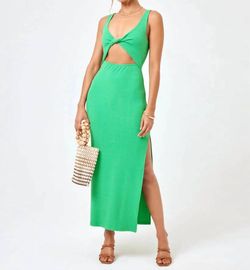 Style 1-1517371024-149 L*SPACE Green Size 12 V Neck Plus Size Cocktail Dress on Queenly