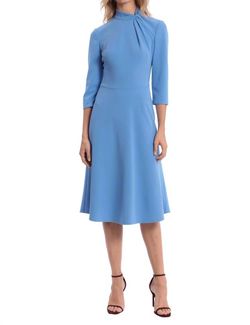 Style 1-2649612902-1498 Donna Morgan Blue Size 4 Spandex Cocktail Dress on Queenly