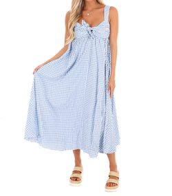 Style 1-1392316209-74 BUDDYLOVE Blue Size 4 Pockets Straight Dress on Queenly