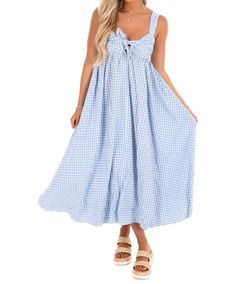 Style 1-1392316209-892 BUDDYLOVE Blue Size 8 Straight Dress on Queenly
