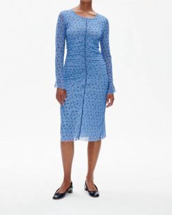 Style 1-1291813778-149 BAUM UND PFERDGARTEN Blue Size 12 Jersey Plus Size Cocktail Dress on Queenly