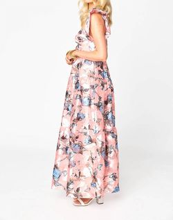 Style 1-1398237628-892 BUDDYLOVE Pink Size 8 Military Floor Length Straight Dress on Queenly