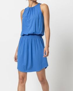 Style 1-2936621337-149 Lilla P Blue Size 12 Spandex Jersey Plus Size Cocktail Dress on Queenly