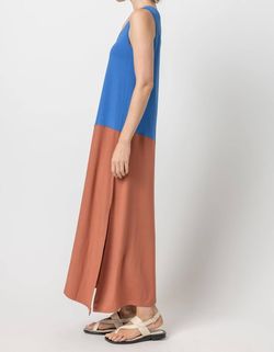 Style 1-2999166430-74 Lilla P Blue Size 4 Jersey Straight Dress on Queenly