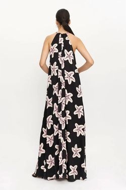 Style 1-2914122406-149 Compania Fantastica Black Size 12 Free Shipping Print Plus Size Straight Dress on Queenly
