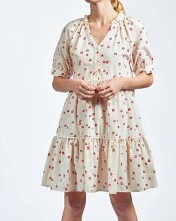 Style 1-1269279720-892 THE SHIRT Red Size 8 Floral Cocktail Dress on Queenly