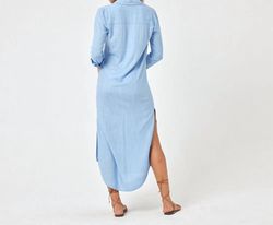 Style 1-4074034142-892 L*SPACE Blue Size 8 Free Shipping Long Sleeve Cocktail Dress on Queenly