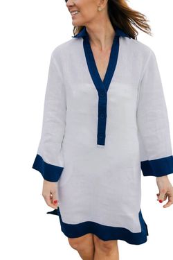 Style 1-465942176-149 Navybleu White Size 12 Pattern Long Sleeve Cocktail Dress on Queenly