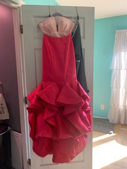 Rachel Allan Pink Size 2 Floor Length Pageant Mermaid Dress on Queenly