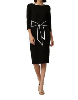 Style 1-301414098-1901 Joseph Ribkoff Black Size 6 Spandex Polyester Cocktail Dress on Queenly