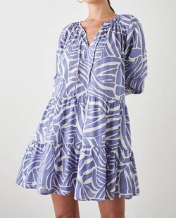 Style 1-3255318147-70 Rails Blue Size 0 Summer Free Shipping Print Cocktail Dress on Queenly