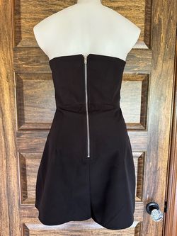 Luxxel Black Size 8 Jumpsuit Dress on Queenly