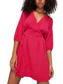 Style 1-44117414-74 Nation LTD Red Size 4 Sorority Rush Sleeves Mini Cocktail Dress on Queenly